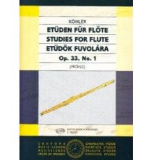 Kohler Studies For Flute Opus 33 Número 1 Didáctica