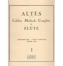 Altes Methode Complete de Flute Volumen 1 Didáctica