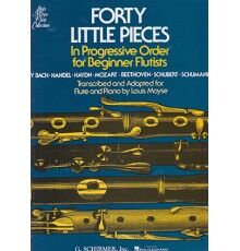 Forty Little Pieces for Beginner Flautis
