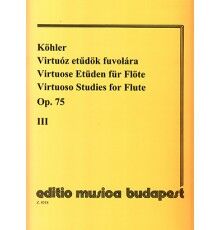 Kohler Virtuoso Studies, Opus 75 Volumen 3 Didáctica