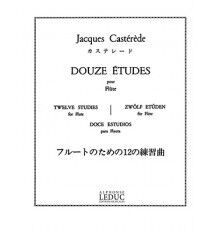 Castérède Douze Etudes Pour Flûte Didáctica