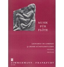 Lorenzo Nine Artists' Etudes For Flute Didáctica