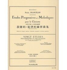 Jeanjean Vingt Etudes Progressives Volumen 1 Didáctica