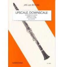 Beekum Upscale, Downscale 26 Studies For Clarinet Didáctica