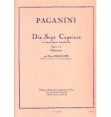 Paganini Dix Sept Caprices Et Mouvement Perpetuel Didáctica