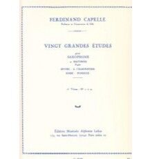 Capelle Vingt Grandes Etudes Volumen 2 Didáctica
