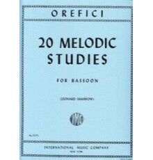 Orefici 20 Melodic Studies Didáctica