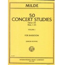 Milde 50 Concert Studies Opus 26 Volumen I N º S 1 25 Didáctica