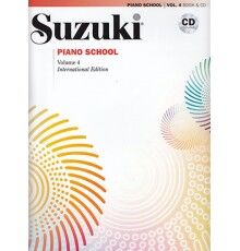 Suzuki Piano Book + CD Vol.4 New Interna