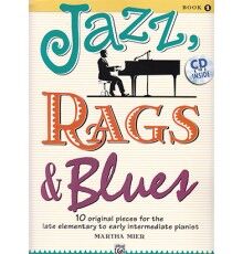 Mier Jazz, Rags y Blues Book 1 y Disco Compacto Didáctica