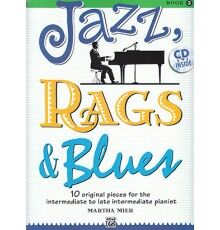 Mier Jazz, Rags y Blues Book 3 y Disco Compacto Didáctica