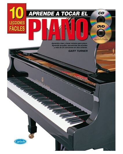 Aprende a Tocar el Piano + CD + DVD