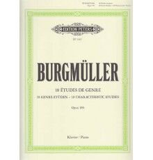 Burgmüller 18 Etudes de Genre Opus 109 Didáctica