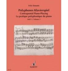 Emonts Polyphones Klavierspiel Volumen 1 Contrapun Didáctica