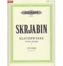 Scriabine Klavierwerke Volumen I Etuden Opus 8,42,65 Didáctica