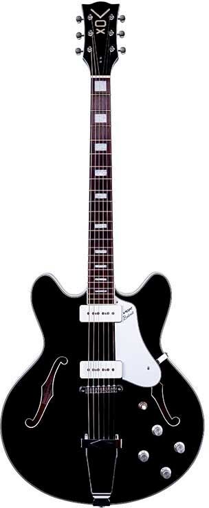 Vox Guitarra de Cuerpo Semi-Hueco Bobcat V90 Black
