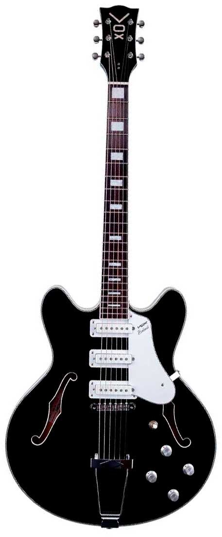 Vox Guitarra de Cuerpo Semi-Hueco Bobcat S66 Black