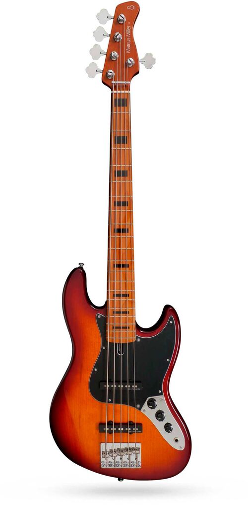 Marcus Miller Bajo de 5Cuerdas V5 Alder-5 Ts Tobacco Sunburst