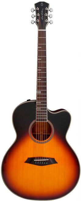 Sire Guitars Guitarra Electroacustica de 6 Cuerdas a4-G Cutaway Vintage Sunburst