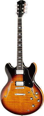 Sire Guitars Guitarra de Cuerpo Semi-Hueco H7 Vs Vintage Sunburst