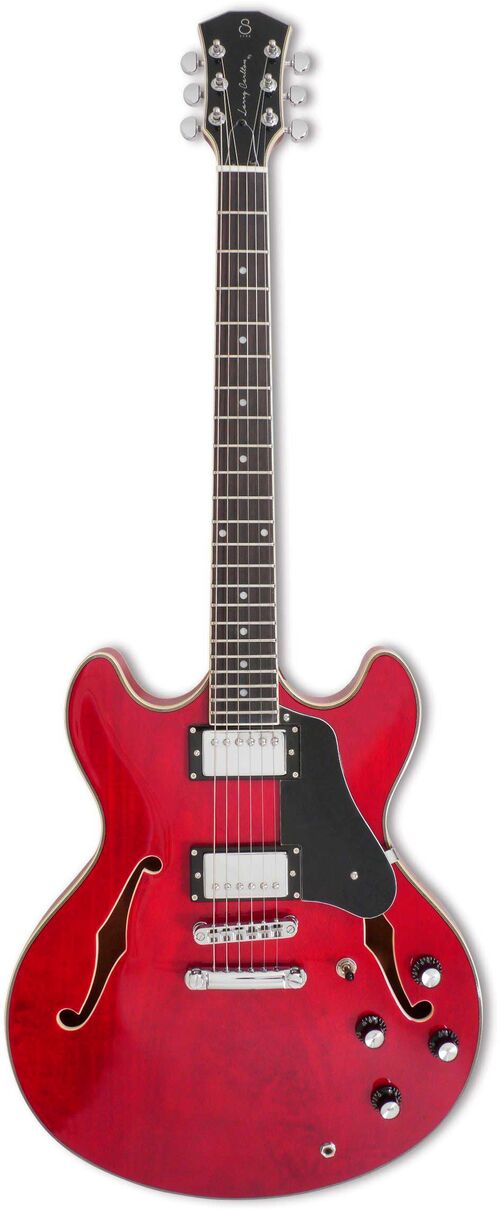 Sire Guitars Guitarra de Cuerpo Semi-Hueco H7 Str See Though Red
