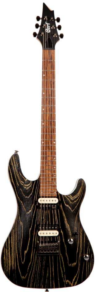 Cort Guitarra Elctrica St Kx300 Etched Black Gold