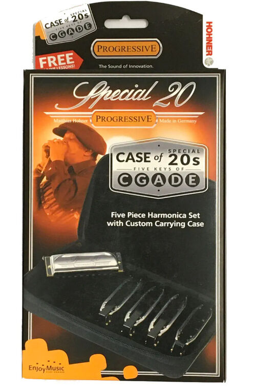 Armnica Diatnica Special 20 5-Pack (C-, D-, E-, G-, A-Major) Hohner