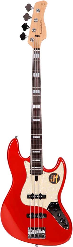 Marcus Miller Bajo de 4 Cuerdas V7 Alder-4 (2nd Gen) Bmr Metallic Red