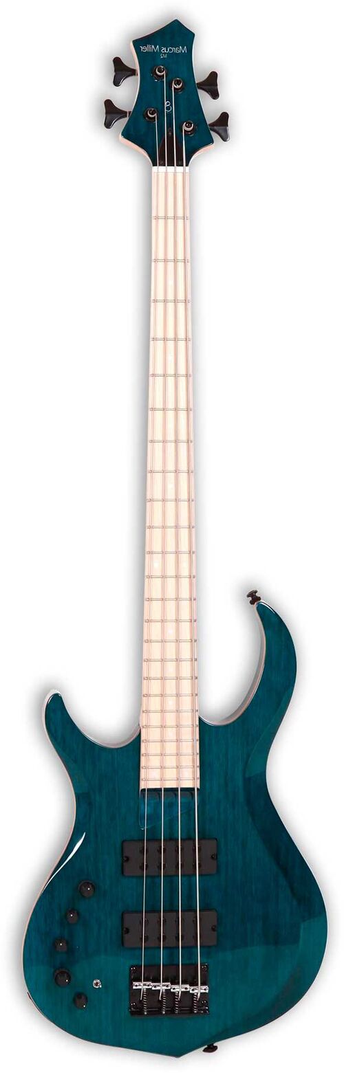 Marcus Miller Bajo para Zurdos M2-4 Lefthand (2nd Gen) Tbl Trans Blue