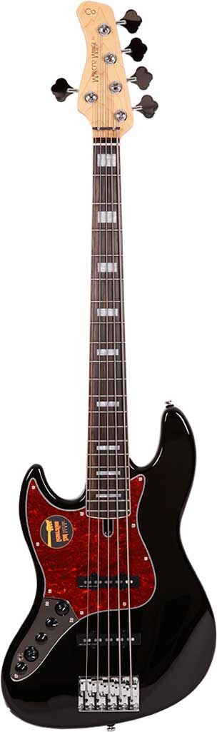 Marcus Miller Bajo para Zurdos V7 Alder-5 Lefthand (2nd Gen) Blk Black