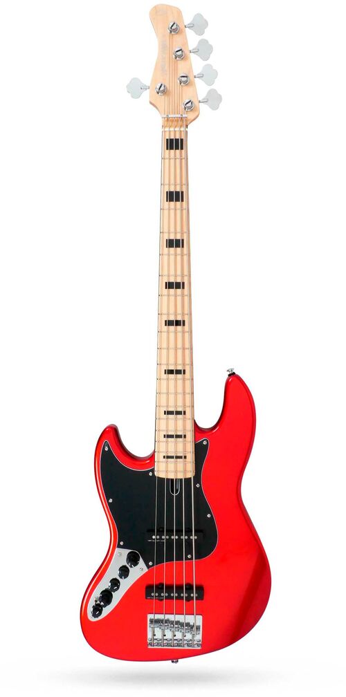 Marcus Miller Bajo para Zurdos V7 Vintage Alder-5 Lefthand (2nd Gen) Bmr Met.Red