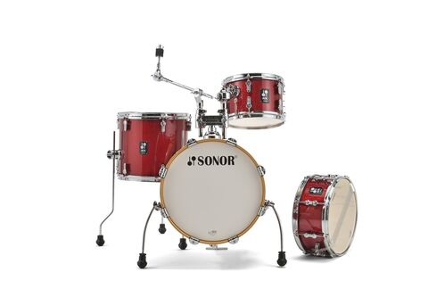 Sonor Set de Bateria Acustica Aqx Jungle Set Rms Red Moon Sparkle