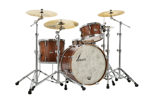 Sonor Set de Bateria Acustica Set Vintage Bombo 20(sin Perf.)Rosewood Semi Gloss