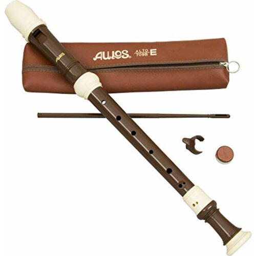 Flauta Dulce Alto Digitación Barroca Aulos 709-B 3 Piezas