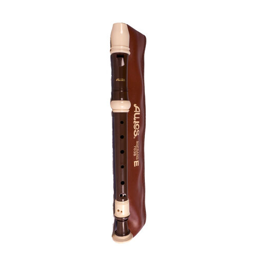 Flauta Dulce Soprano Digitación Barroca Aulos 703-B 3 Piezas