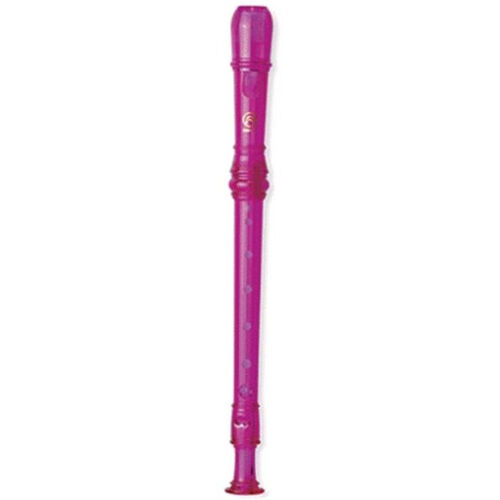 Flauta Dulce Soprano Digitación Barroca Angel ASRB-251PR Plástico Púrpura