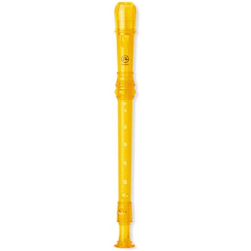 Flauta Dulce Soprano Digitación Barroca Angel ASRB-251OR Plástico Naranja