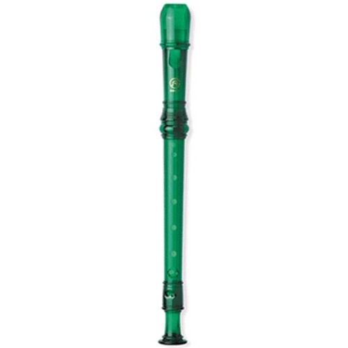 Flauta Dulce Soprano Digitacin Barroca Angel ASRB-251GR Plstico Verde