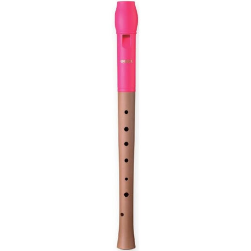 Flauta Dulce Soprano Digitacin Alemana Smart WRS-4338G-PK Mixta Rosa