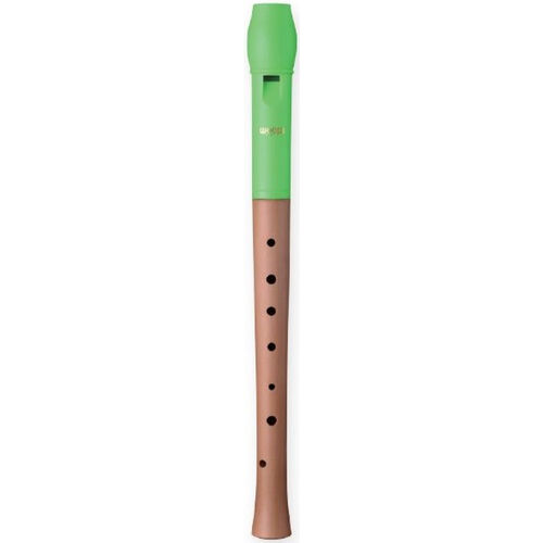 Flauta Dulce Soprano Digitación Alemana Smart WRS-4338G-GR Mixta Verde