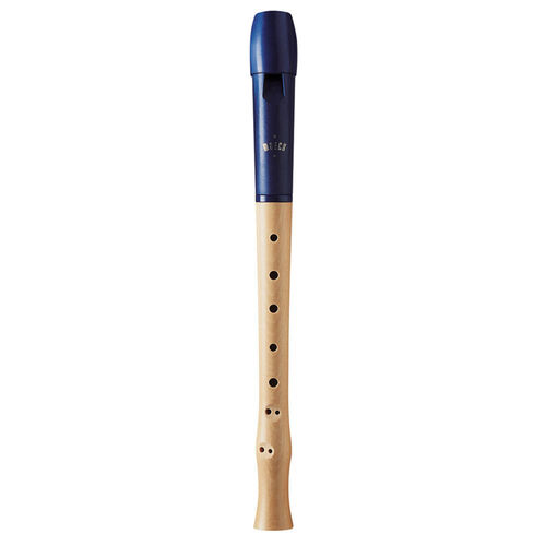 Flauta Moeck Soprano Flauto1 Plus 1023 Mixta Digitación Barroca