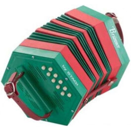 Concertina Stagi PL4-2 Plástico Verde