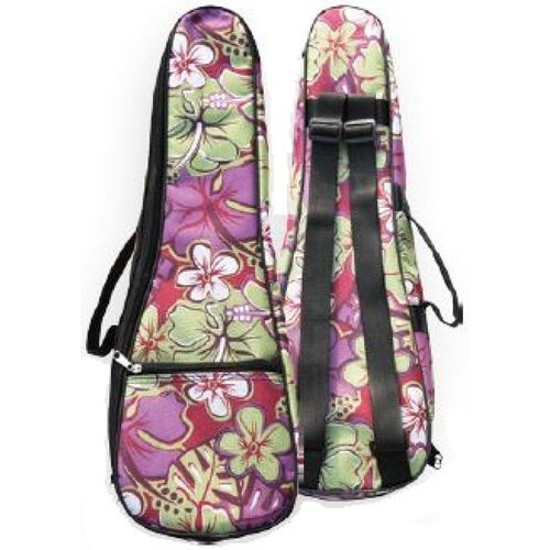 Funda Ukelele Soprano Woodi Soprano WUC-21-PF Floral Verde