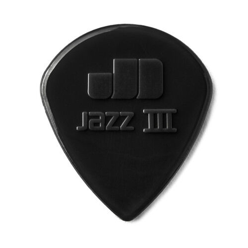Bolsa 24 Púas Dunlop 47R3S Nylon Jazz Sharp Negra 1,38mm