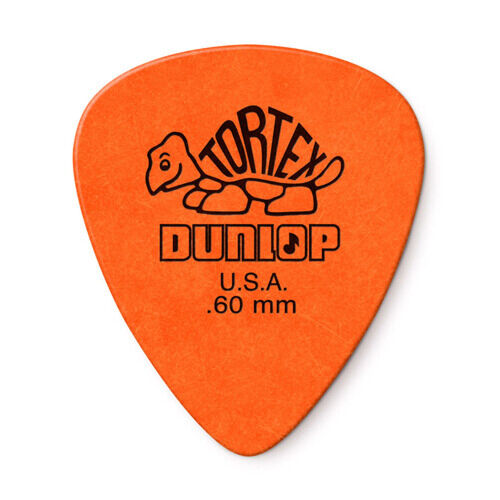 Bolsa 72 Pas Dunlop 418R-060 Tortex Standard 0,60mm