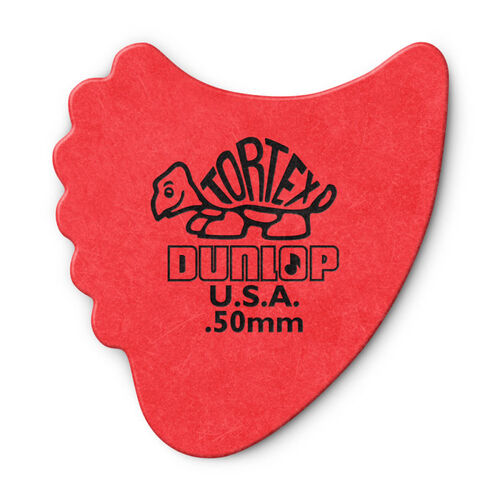 Bolsa 72 Pas Dunlop 414R-050 Tortex Fins 0,50mm