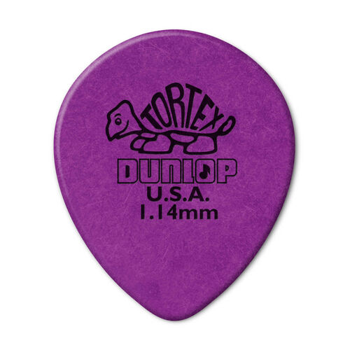 Bolsa 72 Pas Dunlop 413R-114 Tortex Teardrop 1,14mm