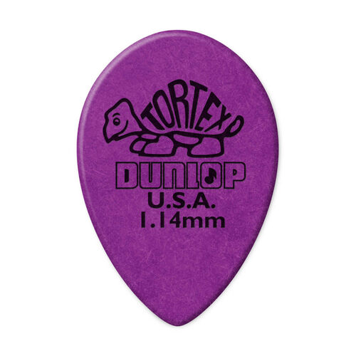 Bolsa 36 Púas Dunlop 423R-114 Tortex Small Teardrop 1,14mm