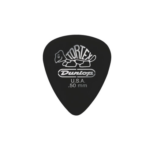 Caja 432 Púas Dunlop 4880 Tortex Pitch Black Standard