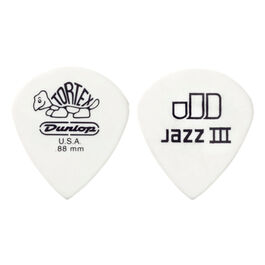 Bolsa 12 Púas Dunlop 478P-135 Tortex White Jazz III 1,35mm